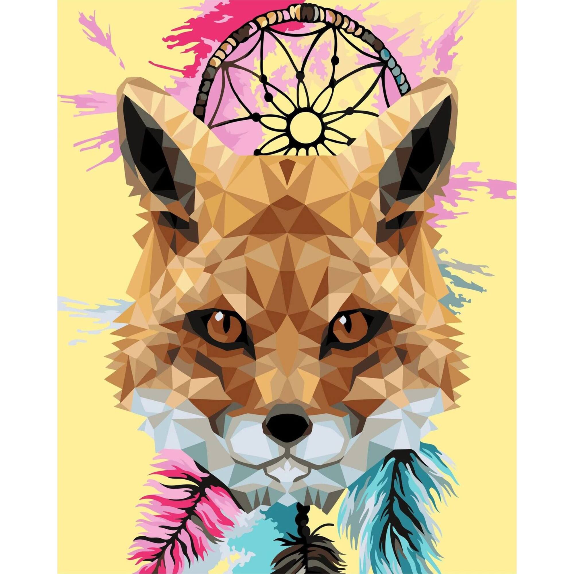 Crafting Spark Fox Painting by Numbers Kit